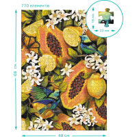 DODO Puzzle Botany: Tropické ovoce 770 dílků