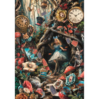CLEMENTONI Puzzle Další den ve Wonderlandu 1000 dílků