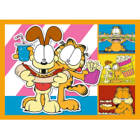 TREFL Puzzle Garfield miluje lasagne 4v1 (35,48,54,70 dílků)