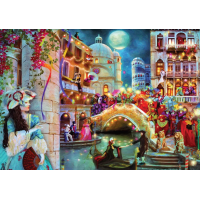 CLEMENTONI Puzzle Karnevalový měsíc 1000 dílků