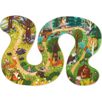 DODO Puzzle Kdo žije v lese? 16 dílků