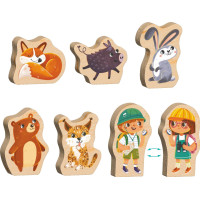DODO Puzzle Kdo žije v lese? 16 dílků