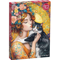 CHERRY PAZZI Puzzle Kráska a zvíře 1000 dílků