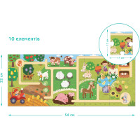 DODO Puzzle Labyrint: Cesta farmou 10 dílků