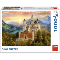 DINO Puzzle Malovaný Neuswanstein 1000 dílků