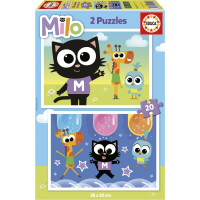 EDUCA Puzzle Milo 2x20 dílků