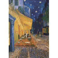 CLEMENTONI Puzzle Museum Collection: Terasa kavárny v noci 1000 dílků