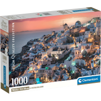 CLEMENTONI Puzzle Odstíny Santorini 1000 dílků