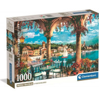 CLEMENTONI Puzzle Výhled na jezero Como 1000 dílků