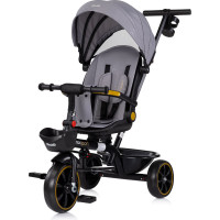 CHIPOLINO Tříkolka se stříškou Max Sport 2v1 Anthracite