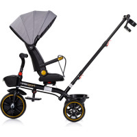 CHIPOLINO Tříkolka se stříškou Max Sport 2v1 Anthracite