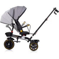 CHIPOLINO Tříkolka se stříškou Max Sport 2v1 Anthracite