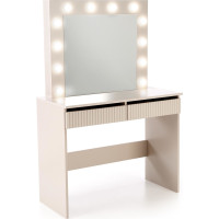 Toaletní stolek SUPERSTAR 2 s LED osvětlením - kašmírový