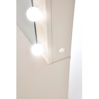 Toaletní stolek SUPERSTAR 2 XL s LED osvětlením - kašmírový