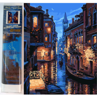 NORIMPEX Diamantové malování Benátský kanál 30x40cm