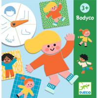DJECO Hra na rozpoznávání částí těla Bodyco