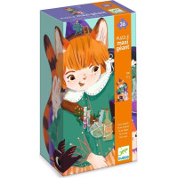 DJECO Podlahové obrysové puzzle Čaroděj Pio 36 dílků