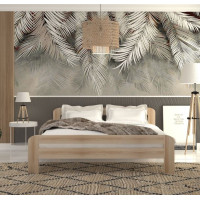 Postel z masivu borovice DAVE 200x120 cm - přírodní