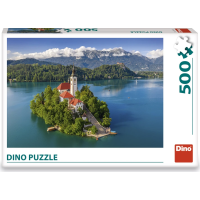 DINO Puzzle Jezero Bled 500 dílků
