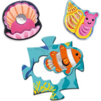 DJECO Puzzle Tactilo sea 24+8 dílků