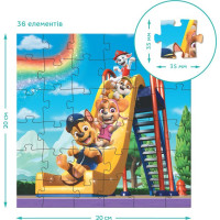 DODO Puzzle Tlapková patrola: Na hřišti 3v1 (25,36,54 dílků)