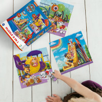 DODO Puzzle Tlapková patrola: Na hřišti 3v1 (25,36,54 dílků)