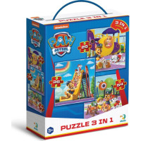 DODO Puzzle Tlapková patrola: Na hřišti 3v1 (25,36,54 dílků)