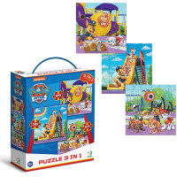 DODO Puzzle Tlapková patrola: Na hřišti 3v1 (25,36,54 dílků)