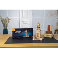 UGEARS Svítící 3D puzzle Alexandrijský maják 340 dílků