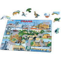 Larsen Vzdělávací puzzle Praha Památky 66 dílků