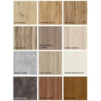 Závěsný televizní stolek MODERN - 150x40x35 cm - s madly