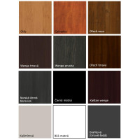 Televizní stolek MODERN - 150x40x35 cm - s madly a nohami