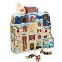 Vilac Dřevěný adventní kalendář k naplnění Domeček