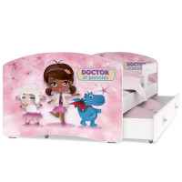 Dětská postel LUCY se šuplíkem - 180x90 cm - DOCTOR OF PLUSHIES