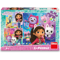 DINO Puzzle Gábinin kouzelný domek: Oslava 3x55 dílků