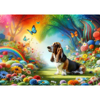 ART PUZZLE Puzzle Motýlí návštěvník 25 dílků