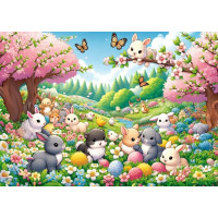 ART PUZZLE Puzzle Setkání zajíčků 25 dílků