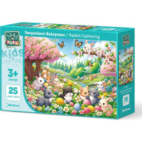ART PUZZLE Puzzle Setkání zajíčků 25 dílků