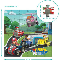 DODO Puzzle Tlapková patrola: Připravení do akce 3v1 (25,36,54 dílků)
