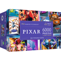 TREFL Puzzle UFT Epická animovaná galerie Disney Pixar 6000 dílků