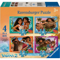 RAVENSBURGER Puzzle Vaiana 2, 4v1 (12,16,20,24 dílků)
