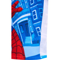Dětská rychleschnoucí osuška s kapucí SPIDEY 50x100 cm - modrá