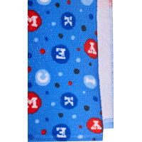 Dětská rychleschnoucí osuška s kapucí MICKEY MOUSE 50x100 cm - modrá