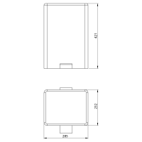 Sapho Odpadkový koš 12l, Soft Close, nerez mat DR102