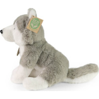 Rappa Plyšový pes husky sedící 23 cm SOFT COLLECTION, ECO-FRIENDLY