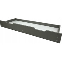 Dětská postel z masivu borovice FRANK - 200x90 cm - šedá