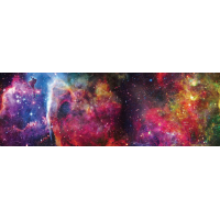INTERDRUK Panoramatické puzzle: Galaxy: Vesmír 1000 dílků