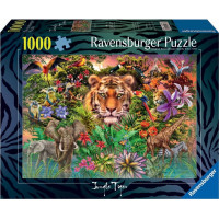 RAVENSBURGER Puzzle Exotická zvířata 1000 dílků