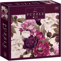 INTERDRUK Puzzle Flowers: Pivoňky 500 dílků