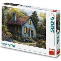 DINO Puzzle Modrý domeček 500 dílků